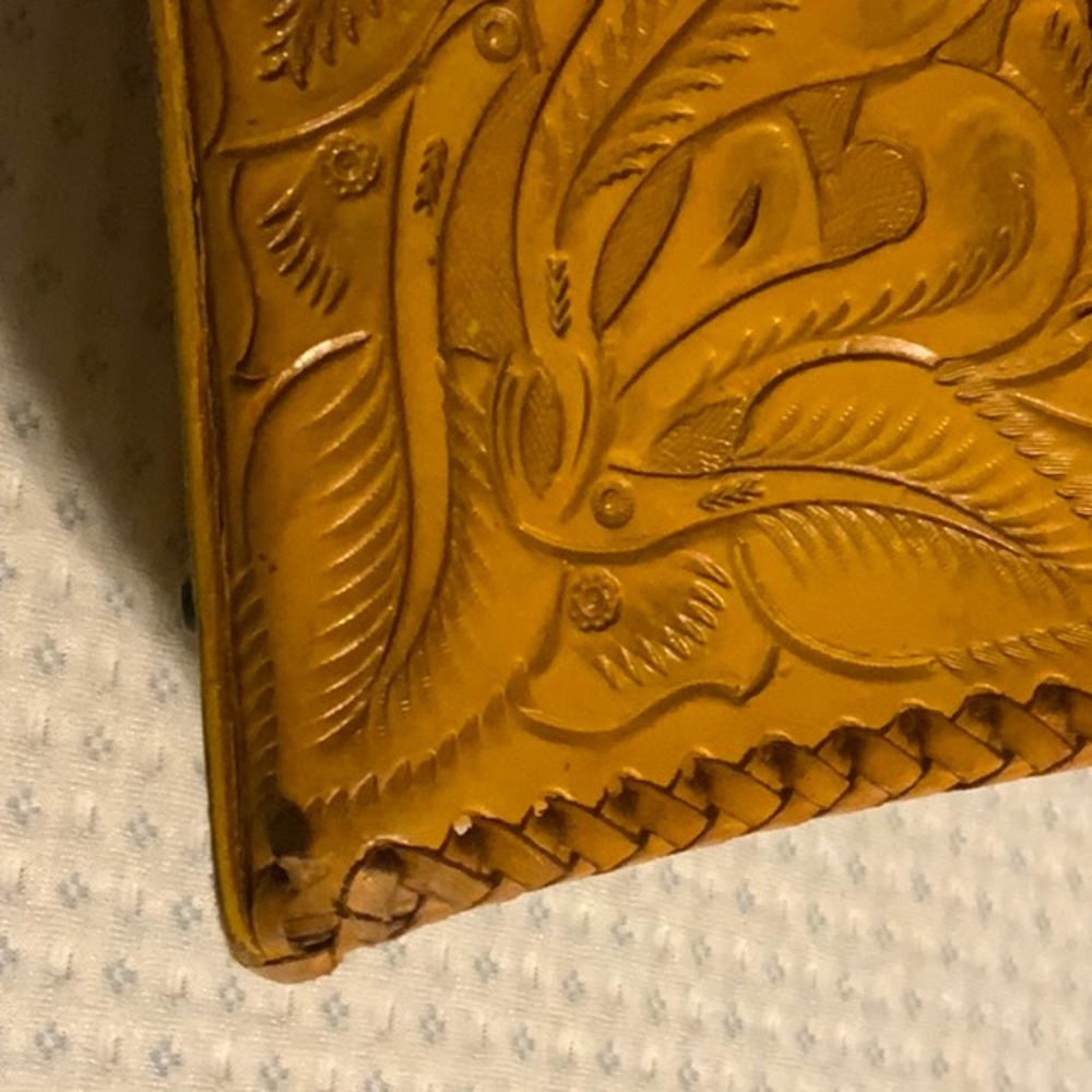 Alejandro Yeo Hand Tooled Leather Bag - Picture 12 of 16